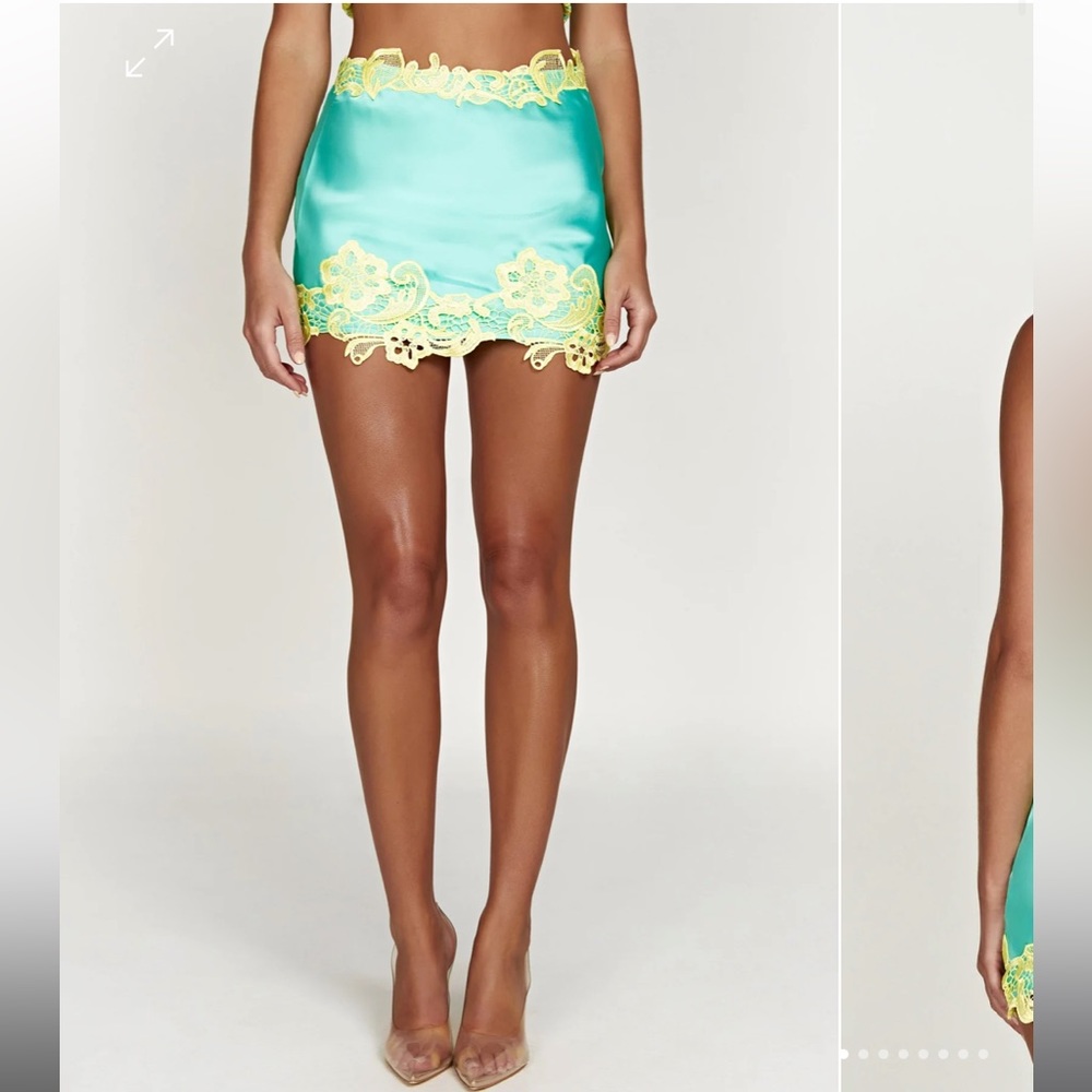 Meshki Anika top and Niahm mini skirt